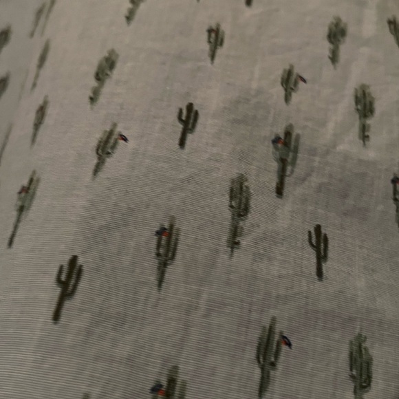 EUC Banana Republic Luxe Stretch Poplin Grant Slim Fit Short Sleeve Cactus - Picture 3 of 6